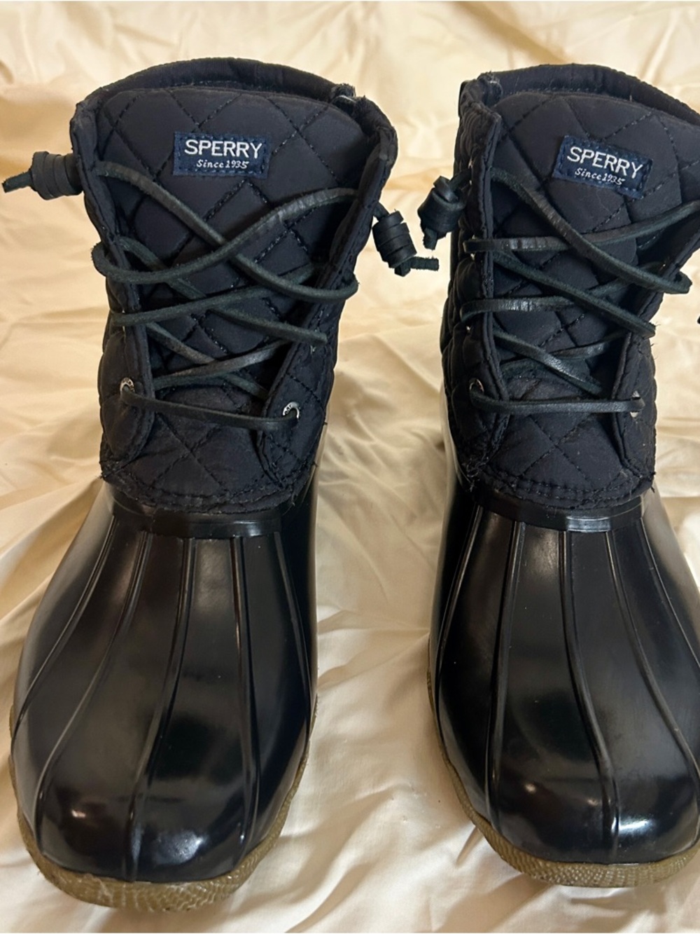 Sperry Top Sider Women's Sperry Saltwater Quilted Duck Boots  Size 6 - Picture 8 of 8